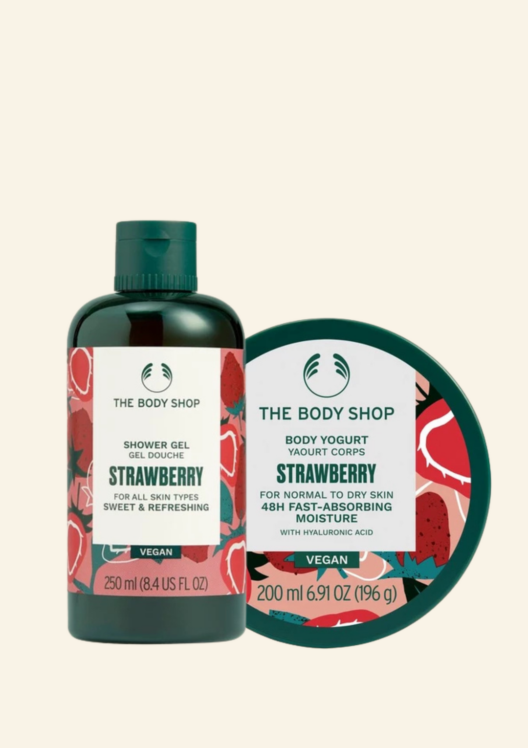 Bodyset Strawberry - Duschgel & Body Yogurt