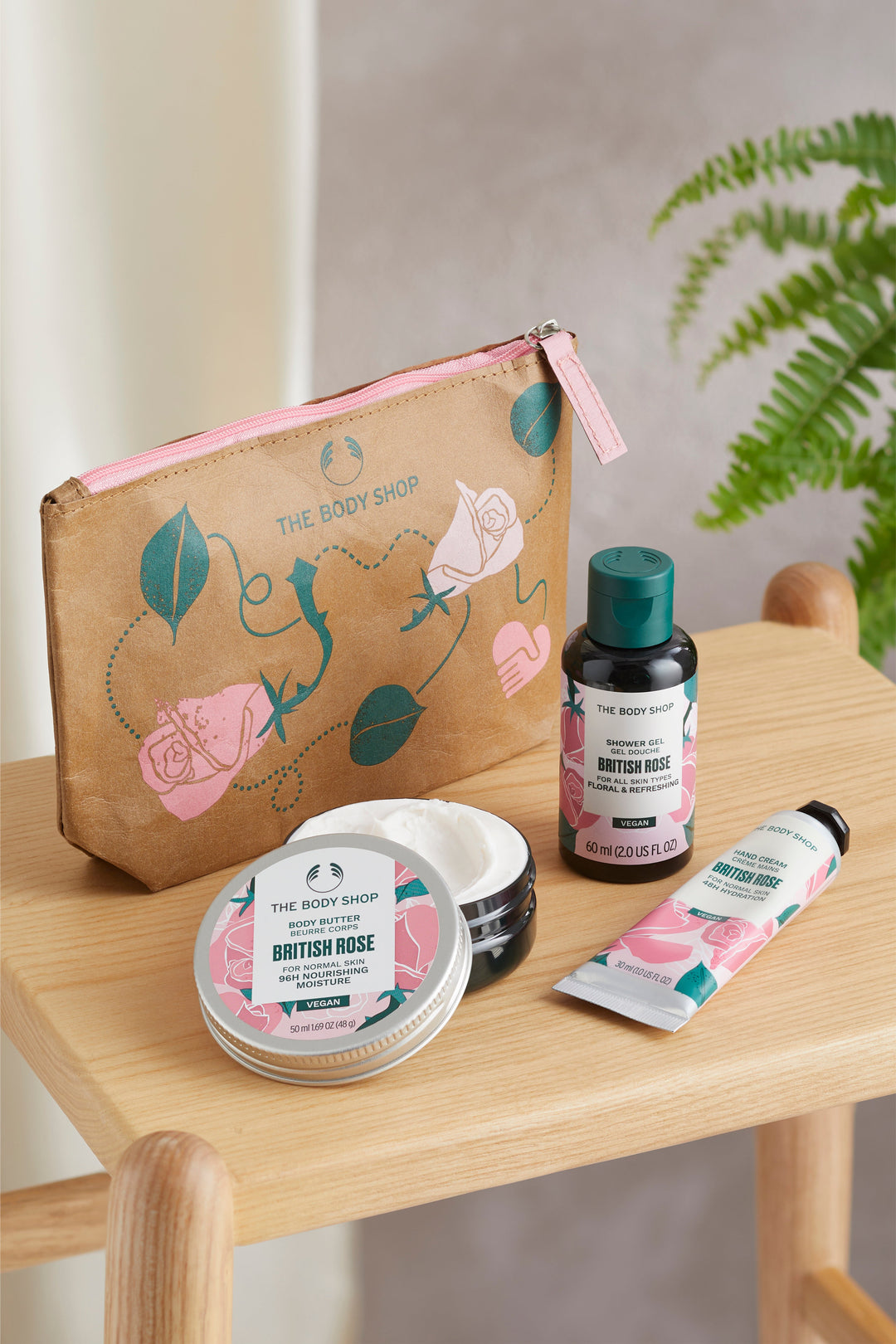 Beauty Bag British Rose